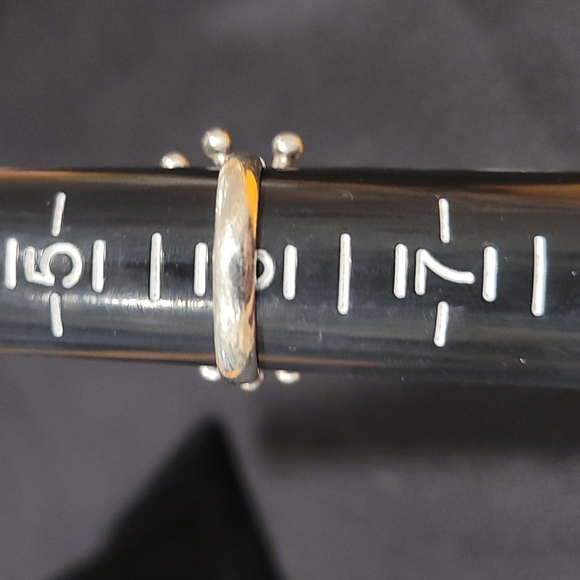 Starburst Sterling Silver Ring Sz 6 - Picture 4 of 6